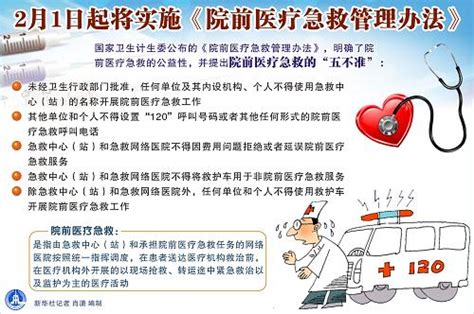 2月1日起将实施《院前医疗急救管理办法》 法律法规_ 政策 _中国政府网