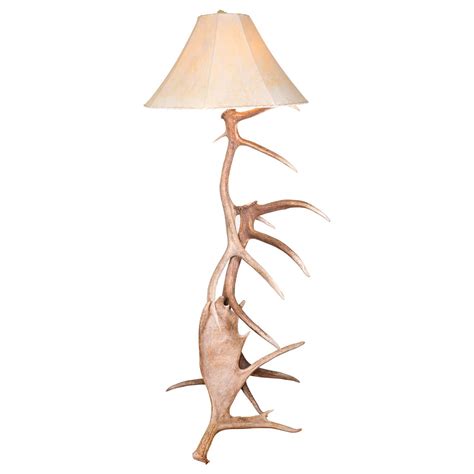 Elk Antler Floor Lamp with Moose Base at 1stDibs | moose floor lamp ...