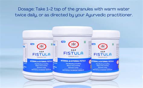 Buy SGP Anti Fistula Ayurvedic Granules Stop Bleeding & Swelling Reduce ...