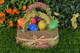 Image result for Easter Bunny with Basket of Eggs