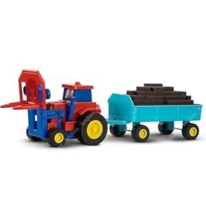 BAYBEE Friction Power Tractor Toy for Kids, Push-and-Go Toys for Kids ...