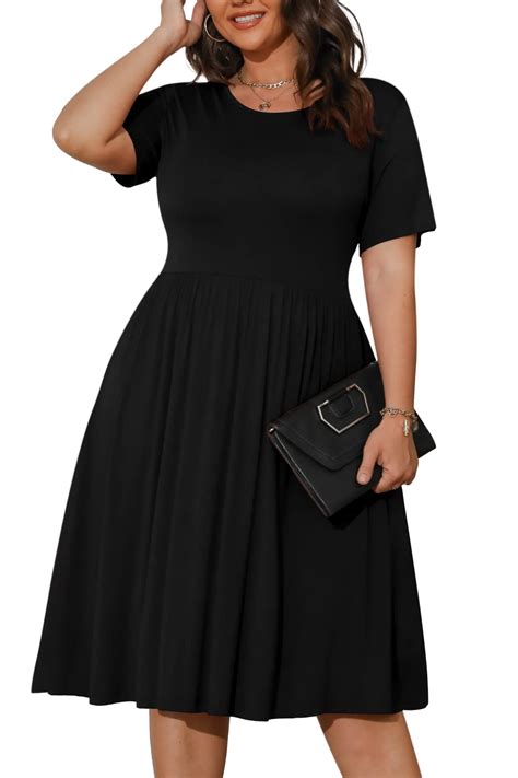 Plus Size Loose Comfort Casual Dresses With Pockets - Trendy Plus Size ...