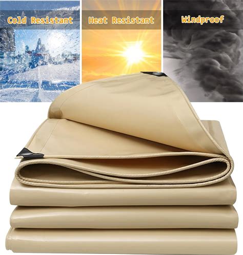 UV Resistant 610 650 GSM PVC Awning Shade Tarpaulin Sheet with Eyelets ...