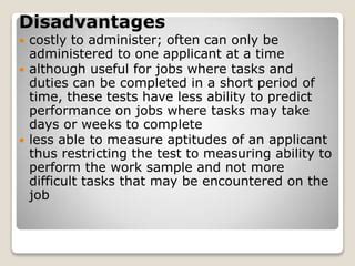 Image result for Work Sample Test