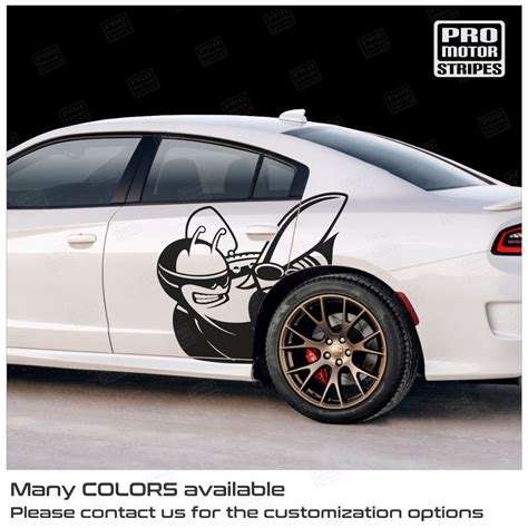 Dodge Charger 2006-2023 Scat Pack Bumblebee Side Decals 126152582167 ...