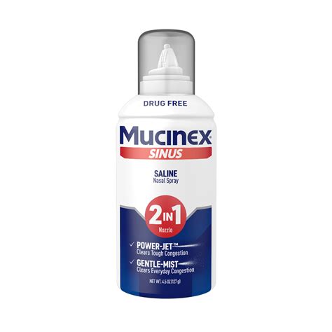 Sinus-Max® Saline Nasal Spray | Mucinex USA