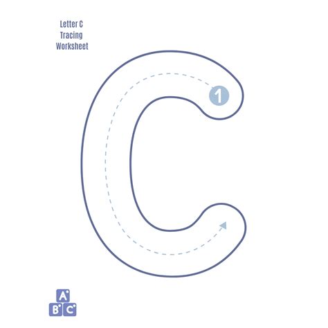 Tracing The Letter C Preschool