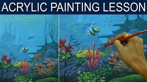 Acrylic Seascape Painting Tutorials 的图像结果