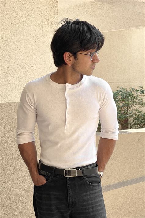 KESINGTON HENLEY TEE (FULL SLEEVE) - WHITE – Rick Preston