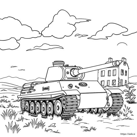German Ww2 Tank Coloring Pages