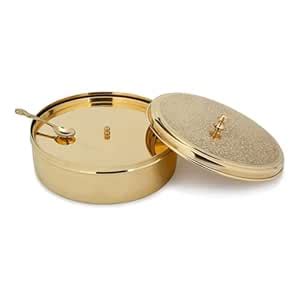 Buy RM Metals Masala Containers for Kitchen Handmade Plain Design ...