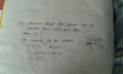 find the smallest number which must be added to 4931 to make it a ...