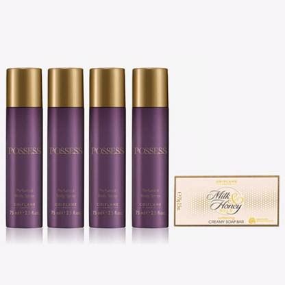 Oriflame POSSESS Perfumed Body Spray 75 ml (pack of 4) with MILK ...