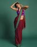 Buy Magenta Sarees for Women by SARANEE Online | Ajio.com