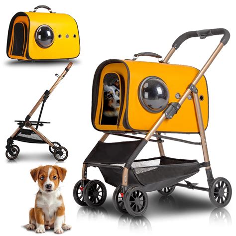 Amazon.com: Magicorange Pet Stroller 3 in 1 Dog Stroller for Medium ...