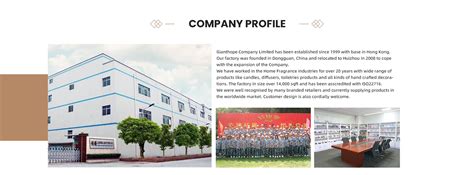 Company Overview - Gianthope Arts Product(Huizhou) Company Limited