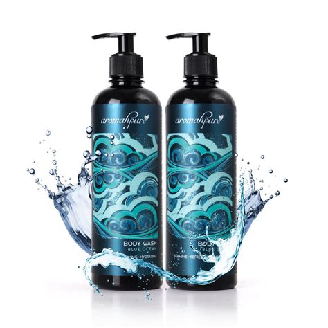 Buy Body Wash Shower Gel (Blue Ocean) Online – Aromahpure