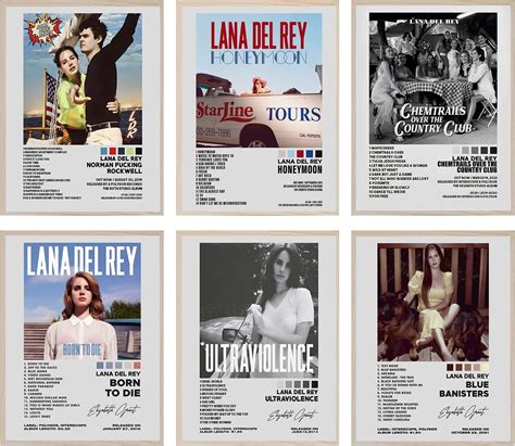 Lana Del Rey Album Cover Posters Print Music Canvas Philippines | Ubuy