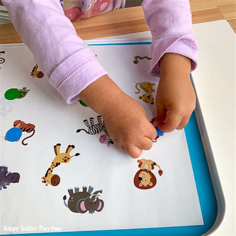 Dot Sticker Hide & Seek - Happy Toddler Playtime