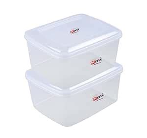 Puffin 46 Ltr Multipurpose Plastic Storage Container Box Clear ...