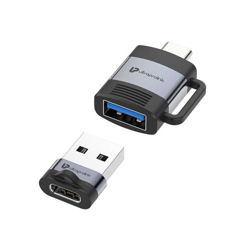 C-Adapt Duo USB Type C USB-A Male-Female OTG Adapters UL1076 – UltraProlink