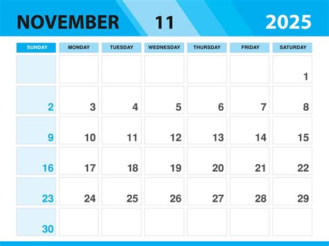 noviembre 2025 plantilla, calendario 2025 modelo , planificador mensual ...