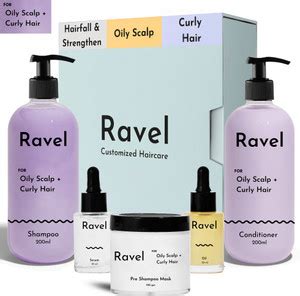 Ravel Hair Care Oily Scalp, Curly Hair - Shampoo, Conditioner, Oil ...