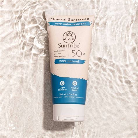 Active Natural Mineral Sunscreen SPF 50 Suntribe ®, 05/10/2024