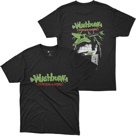 Camiseta Washburn Monster Guitars Dimebag Darrell Pantera 100% Algodão ...