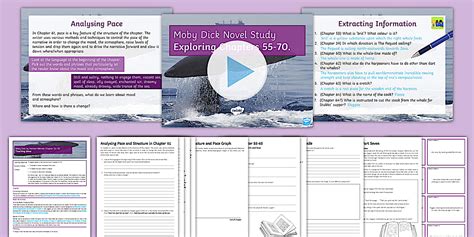 GCSE Moby Dick Chapter 55-70 Lesson Pack