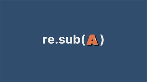 Image result for Re Sub Python