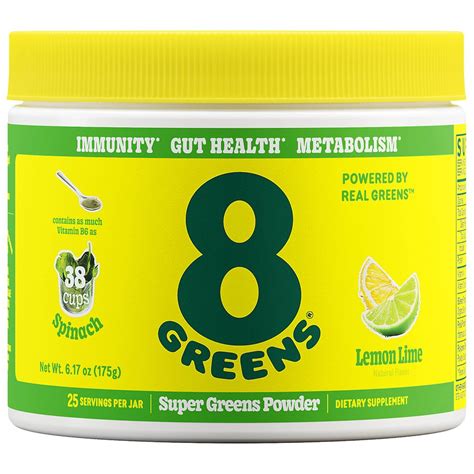 8 Greens Super Greens Powder Lemon Lime | Walgreens