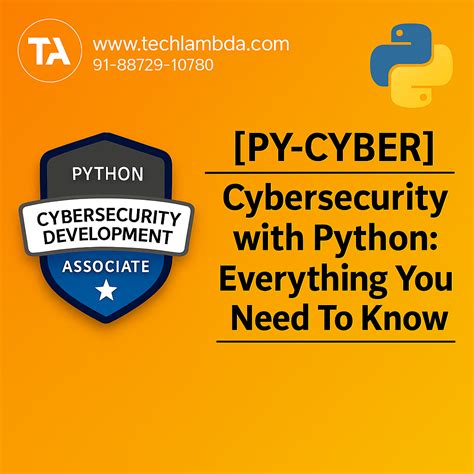 Cybersecurity with Python – Tech Lambda Training