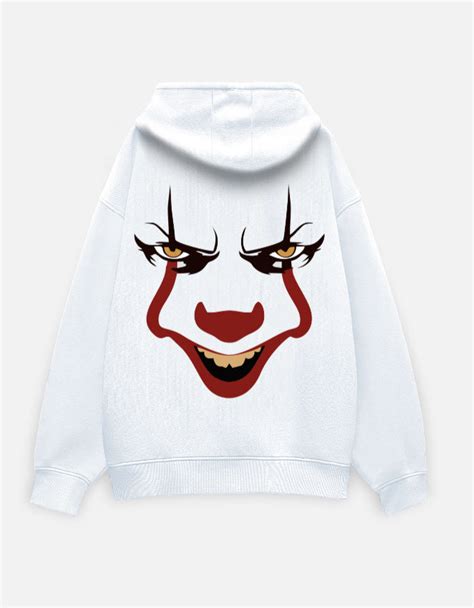You’ll Float Too Oversized Hoodie | Horror Graphic Hoodie by Frolic Saga