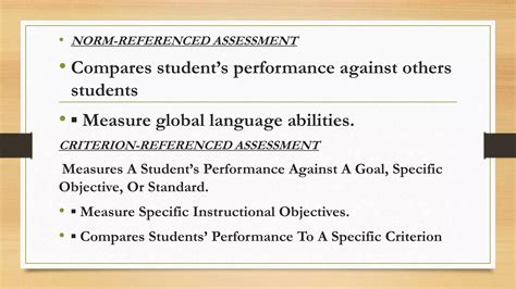 Norm Referenced and Criterion Referenced | PPTX