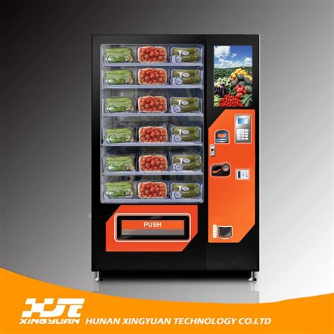 China Fruit/Salad Vending Machine with Elevator Device (Spring Delivery ...
