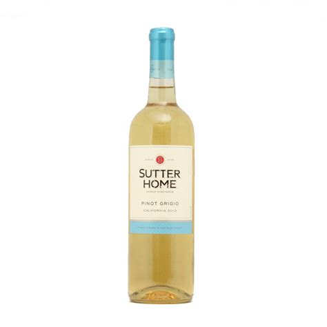 SUTTER HOME PINOT GRIGIO 12/750 ML.