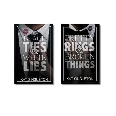 (Combo 2 Books) Black ties & white lies + Pretty Rings & Broken things ...