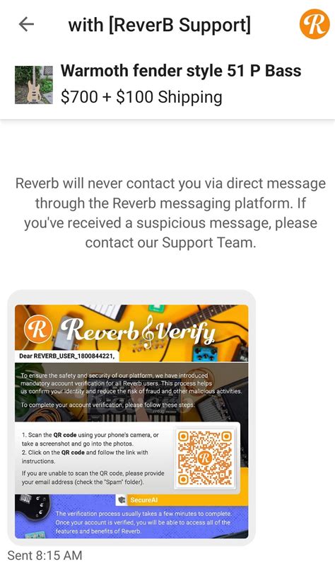 Reverb scam! | TalkBass.com