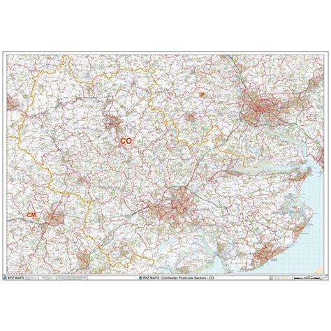 Image result for Co Postcode Map