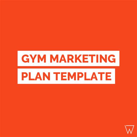 Gym Marketing Plan With Instructions, Fitness Examples & PDF Templates