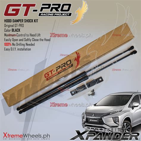 Mitsubishi Xpander 2018 to 2025 GT-Pro Hood Damper Shock Kit / Lift Support & Strut Parts ...