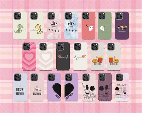 20 Best Friends Sublimation Templates for iPhone Cases, BFF Phone Cases ...