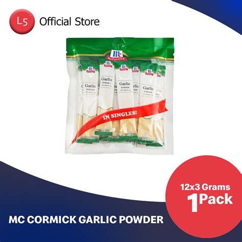 McCormick Garlic Powder 12x 3g - Level Five