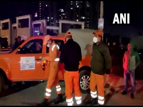 Several feared trapped in Gurugram housing complex roof collapse, NDRF ...