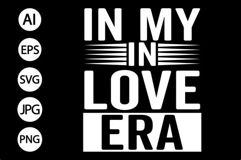 In My in Love Era Retro Wavy Svg Graphic by creative Store · Creative Fabrica