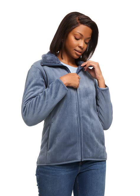 Anti Pill Zip-up Funnel Neck Plush Fleece Sherpa Jacket | Woolworths.co.za