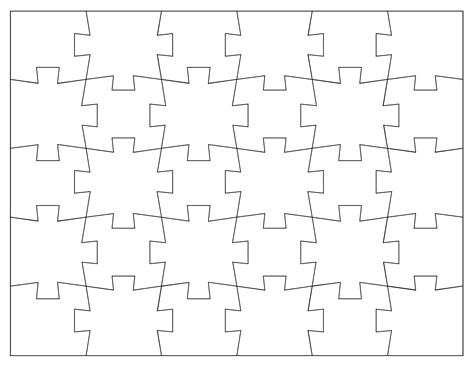 Free free printable blank jigsaw puzzles template, Download Free free printable blank jigsaw ...