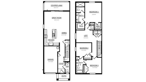 Floor Plan in Bayside Pointe TH | Clearwater, FL | D.R. Horton