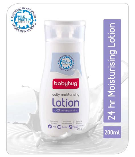 Buy BABYHUG DAILY MOISTURISING LOTION - 200 ML Online & Get Upto 60% ...